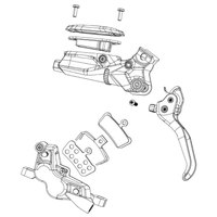 sram-disc-brake-caliper-hardware-kit-for-level-ultimate-tlm-a2