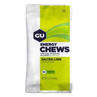 GU Energy Chews Salted Lime 12 Energie Kauen