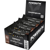 Powergym Barres énergétiques 40gr Chocolate Noir Chocolate 24 Unités