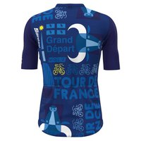 Santini Kortärmad Tröja Torino Tour De France Official 2024